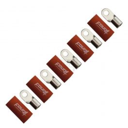 FOUR Connect 4-690943 M8 Ring Terminal 35mm², 5x Red