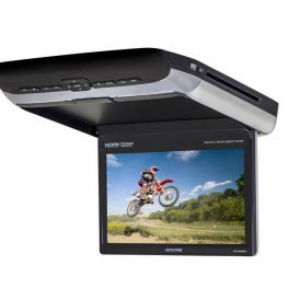 Alpine PKG-RSE3HDMI 10.1-inch Overhead Monitor with DVD Player and HDMI Input - Color: black, silver