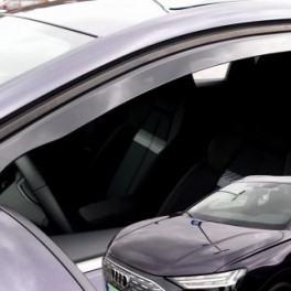 AUDI Q4 E-TRON 5D 2021+  -  ΑΝΕΜΟΘΡΑΥΣΤΕΣ ΑΥΤΟΚΙΝΗΤΟΥ ΑΠΟ ΕΥΚΑΜΠΤΟ ΦΙΜΕ ΠΛΑΣΤΙΚΟ HEKO - 2 ΤΕΜ.