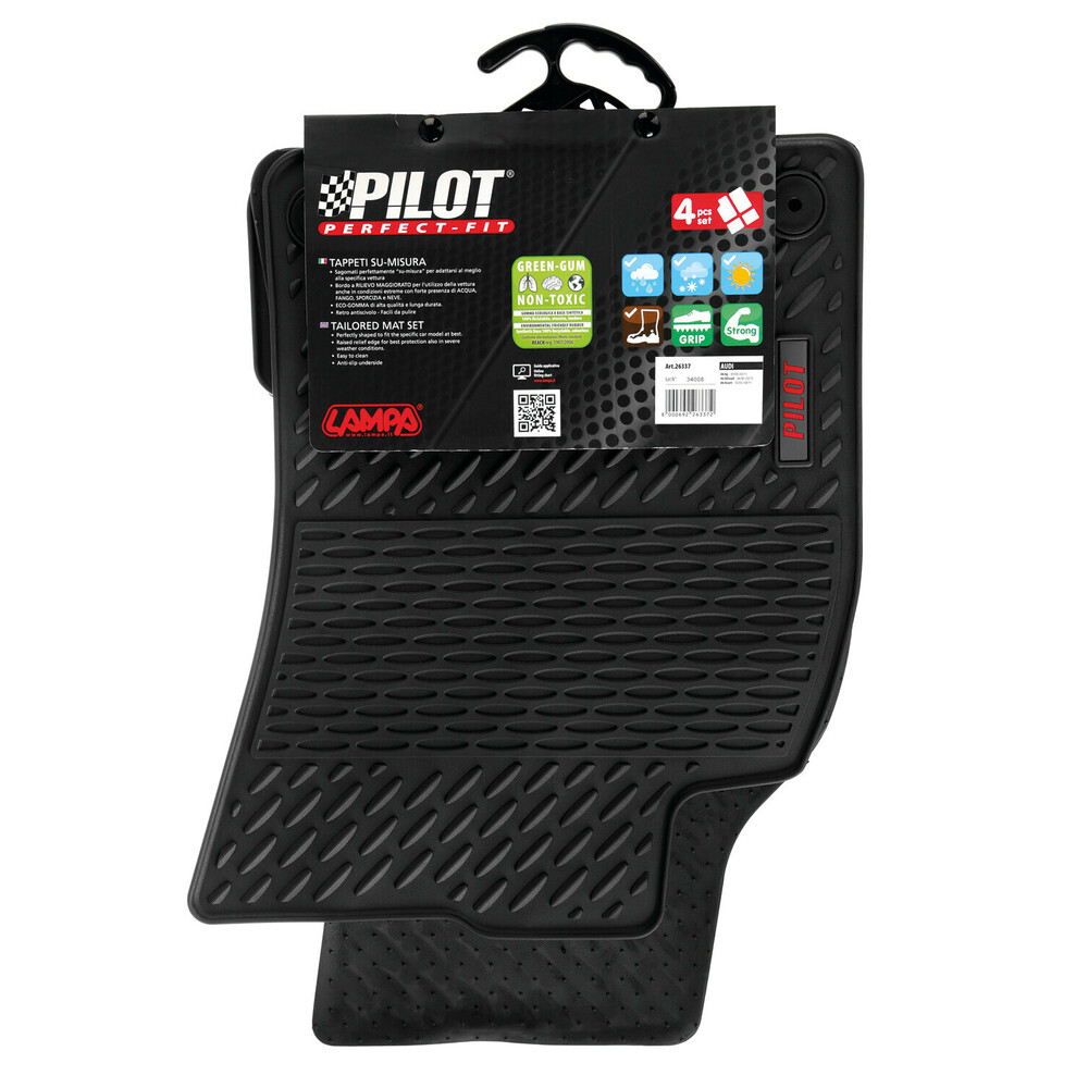 AUDI A6 4D/ALLROAD/AVANT 2004-2011 ΠΑΤΑΚΙΑ ΜΑΡΚΕ ΛΑΣΤΙΧΟ PILOT ECO GOMMA STYLE B (ΜΕ ΚΟΥΜΠΩΜΑΤΑ) LAMPA - 4 ΤΕΜ. - Image 2