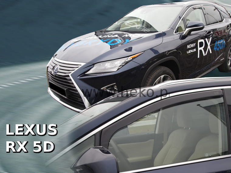 LEXUS RX 5D 2016+ ΖΕΥΓΑΡΙ ΑΝΕΜΟΘΡΑΥΣΤΕΣ ΑΥΤΟΚΙΝΗΤΟΥ ΑΠΟ ΕΥΚΑΜΠΤΟ ΦΙΜΕ ΠΛΑΣΤΙΚΟ HEKO - 2 ΤΕΜ.