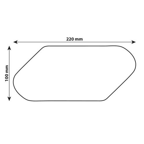ΠΡΟΣΤΑΤΕΥΤΙΚΟ ΑΥΤΟΚΟΛΛΗΤΟ ΡΕΖΕΡΒΟΥΑΡ GRIP-TANK X1 BLACK 220x100mm 2ΤΕΜ. - Image 2