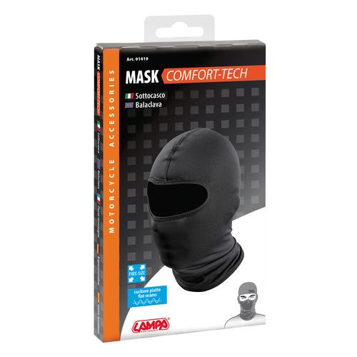 ΜΠΑΛΑΚΛΑΒΑ ΜΑΥΡΗ MASK COMFORT-TECH ΜΙΚΡΟΦΙΜΠΡΑ - Image 2