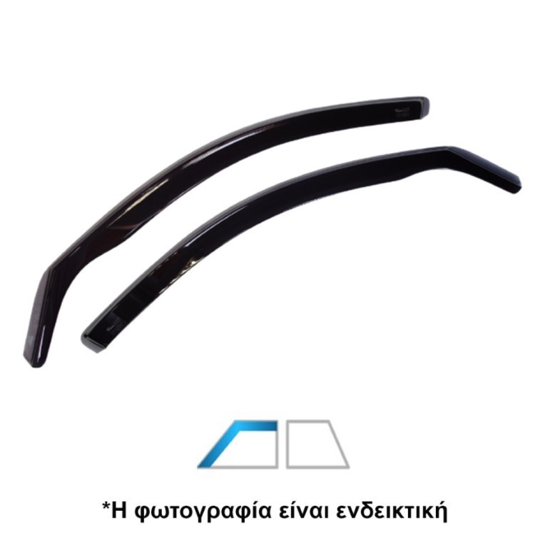 LEXUS IS III 4D 2013+ ΖΕΥΓΑΡΙ ΑΝΕΜΟΘΡΑΥΣΤΕΣ ΑΥΤΟΚΙΝΗΤΟΥ ΑΠΟ ΕΥΚΑΜΠΤΟ ΦΙΜΕ ΠΛΑΣΤΙΚΟ HEKO - 2 ΤΕΜ. - Image 2