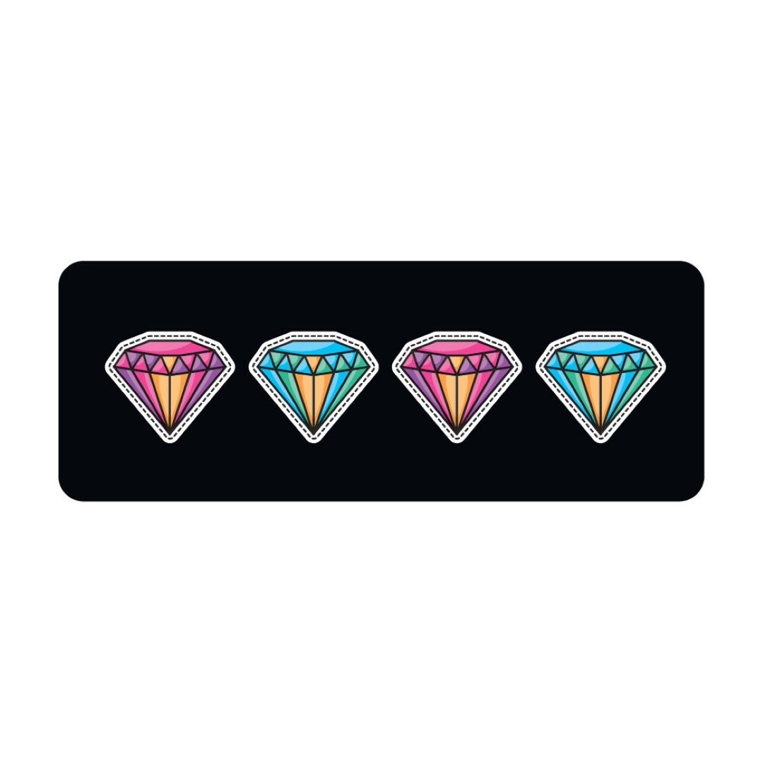 ΚΑΛΥΜΜΑ ΤΙΜΟΝΙΟΥ SKIN-COVER DIAMOND (ΔΙΑΜΑΝΤΙΑ) 38/40cm (M) ΜΑΥΡΟ ΕΛΑΣΤΙΚΟ ΠΟΛΥΕΣΤΕΡΙΚΟ 2mm ΠΑΧΟΣ - Image 2