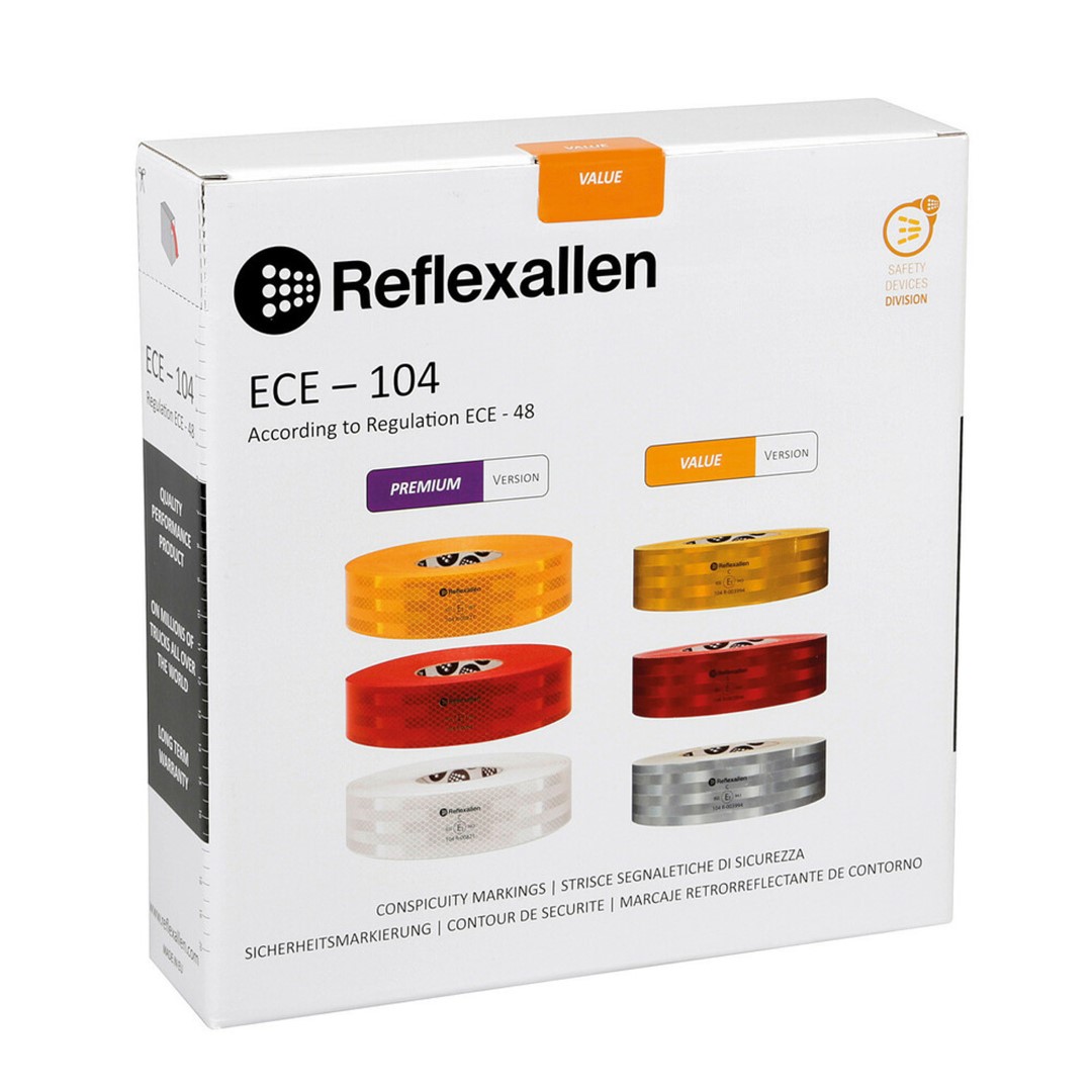 ΤΑΙΝΙΑ ΑΝΑΚΛΑΣΤΙΚΗ ΚΙΤΡΙΝΗ ΑΥΤΟΚΟΛΛΗΤΗ REFLEXALLEN VALUE VERSION 50mmX12,5m - Image 2