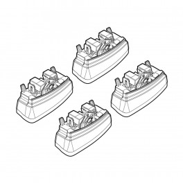 PEUGEOT 308 09/07+ KIT ΑΚΡΑ (ΠΟΔΙΑ) ΓΙΑ ΜΠΑΡΕΣ NORDRIVE