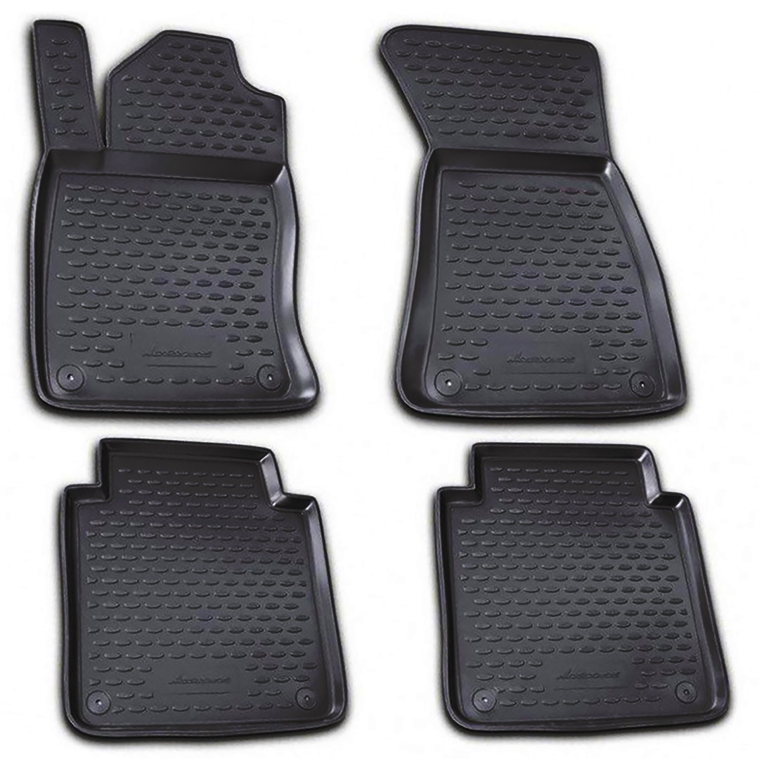AUDI A8 LONG 2002-2009 ΠΑΤ.ΜΑΡΚ.ΛΑΣΤΙΧΟ ΣΚΑΦΑΚΙΑ (ΜΑΥΡΟ) - 4 ΤΕΜ.