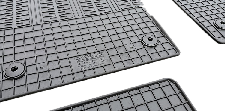 VOLVO V50 2007-2012 / S40 2007-2013 ΠΑΤΑΚΙΑ ΜΑΡΚΕ ΛΑΣΤΙΧΟ CIK (ΜΕ ΚΟΥΜΠΩΜΑΤΑ) - 4 ΤΕΜ. - Image 2