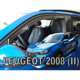 PEUGEOT 2008 5D 2019+ / 2008E 5D 2019+ - ΖΕΥΓΑΡΙ ΑΝΕΜΟΘΡΑΥΣΤΕΣ ΑΥΤΟΚΙΝΗΤΟΥ ΑΠΟ ΕΥΚΑΜΠΤΟ ΦΙΜΕ ΠΛΑΣΤΙΚΟ HEKO - 2 ΤΕΜ.