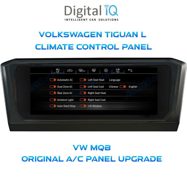 DIGITAL IQ CCP 761_CP (6.9") (MQB) VW TIGUAN L mod. 2016> CLIMATE CONTROL PANEL - Image 2