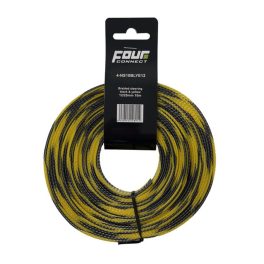 Four Connect Nylonsock Black/Yellow 12/25mm 10m