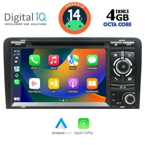 DIGITAL IQ BXF 649_CPAA (7" DVD) MULTIMEDIA for AUDI A3 mod. 2003-2012