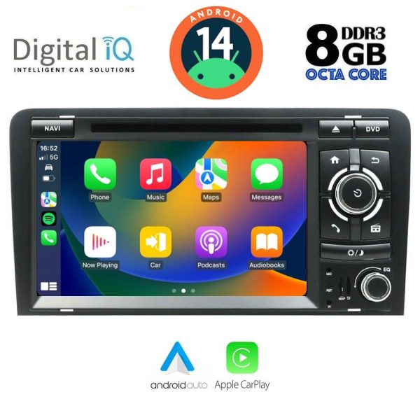 DIGITAL IQ BXF 749_CPAA (7'' DVD) MULTIMEDIA for AUDI A3 mod. 2003-2012