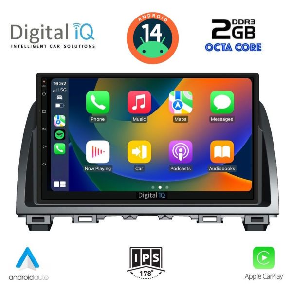 DIGITAL IQ RTG 4378_CPA (9inc) MULTIMEDIA TABLET for MAZDA 6 mod. 2012-2017