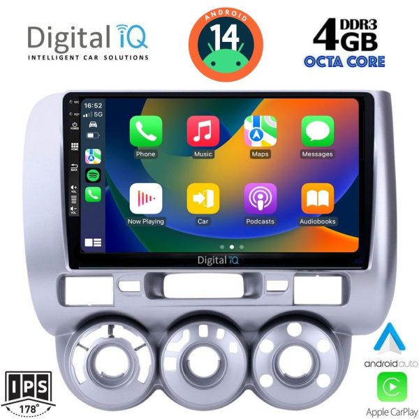 DIGITAL IQ BXF 6210_CPAA A/C (9inc) MULTIMEDIA TABLET for HONDA JAZZ mod. 2002-2008