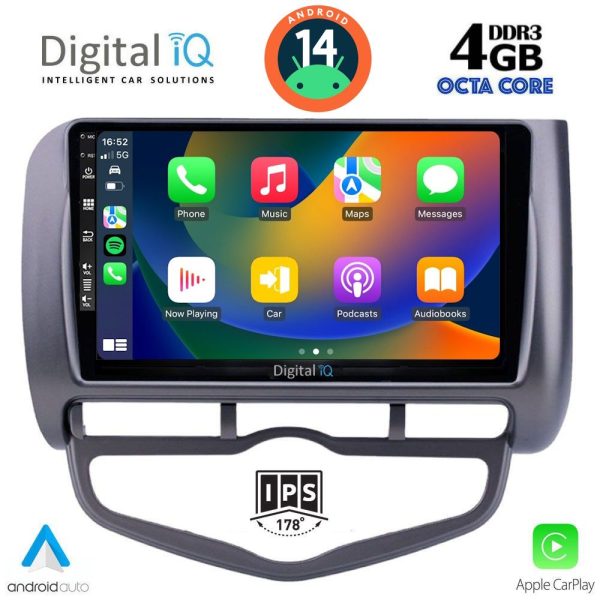 DIGITAL IQ BXF 6210_CPAA CLIMA (9inc) MULTIMEDIA TABLET for HONDA JAZZ mod. 2002-2008