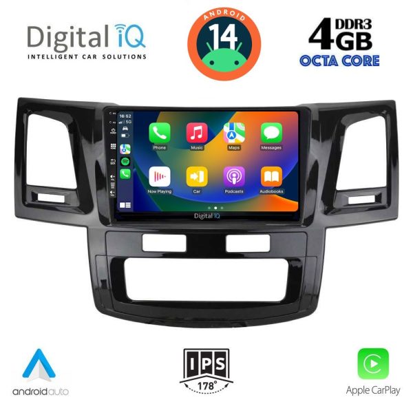 DIGITAL IQ BXF 6720_CPAA (9inc) MULTIMEDIA TABLET for TOYOTA HILUX mod. 2005-2016