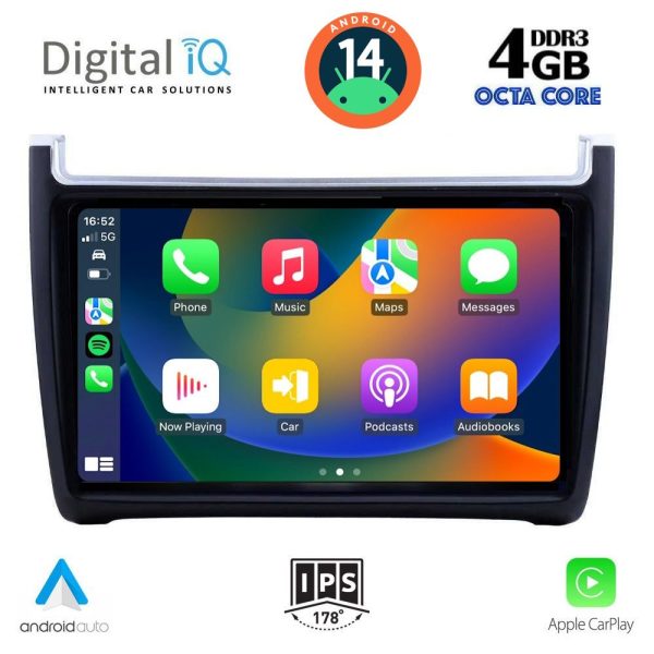 DIGITAL IQ BXF 6757_CPAA (9inc) MULTIMEDIA TABLET for VW POLO mod. 2014-2017