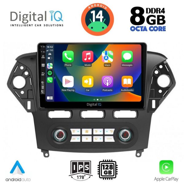 DIGITAL IQ BXF 7163_CPAA CLIMA (10inc) MULTIMEDIA TABLET for FORD MONDEO mod. 2011-2013