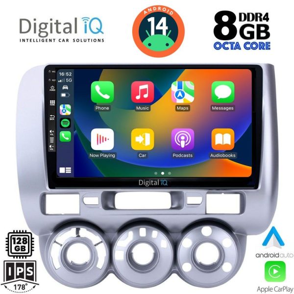 DIGITAL IQ BXF 7210_CPAA A/C (9inc) MULTIMEDIA TABLET for HONDA JAZZ mod. 2002-2008