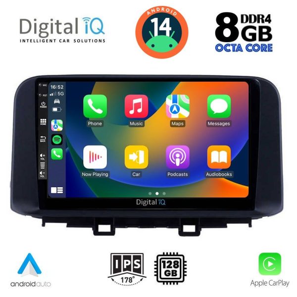 DIGITAL IQ BXF 7237_CPAA (10inc) MULTIMEDIA TABLET for HYUNDAI KONA mod. 2017>