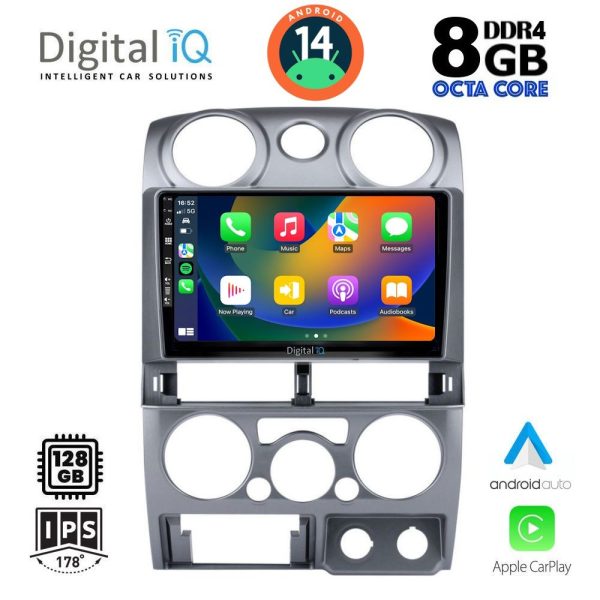 DIGITAL IQ BXF 7254_CPAA (9inc) MULTIMEDIA TABLET for ISUZU D-MAX mod. 2008-2012