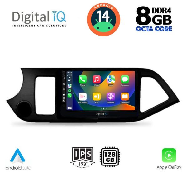 DIGITAL IQ BXF 7308_CPAA (9inc) MULTIMEDIA TABLET for KIA PICANTO mod. 2011-2017