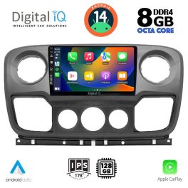 DIGITAL IQ BXF 7463_CPAA (10inc) MULTIMEDIA TABLET for NISSAN NV400 - OPEL MOVANO - RENAULT MASTER mod. 2010-2020