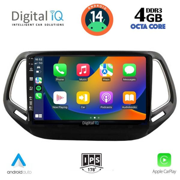 DIGITAL IQ BXF 6278_CPAA (10inc) MULTIMEDIA TABLET for JEEP COMPASS mod. 2016-2021