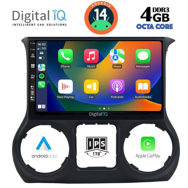 DIGITAL IQ BXF 6295_CPAA (10inc) MULTIMEDIA TABLET for JEEP WRANGLER  mod. 2011-2014