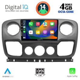 DIGITAL IQ BXF 6463_CPAA (10inc) MULTIMEDIA TABLET for NISSAN NV400 - OPEL MOVANO - RENAULT MASTER mod. 2010-2020