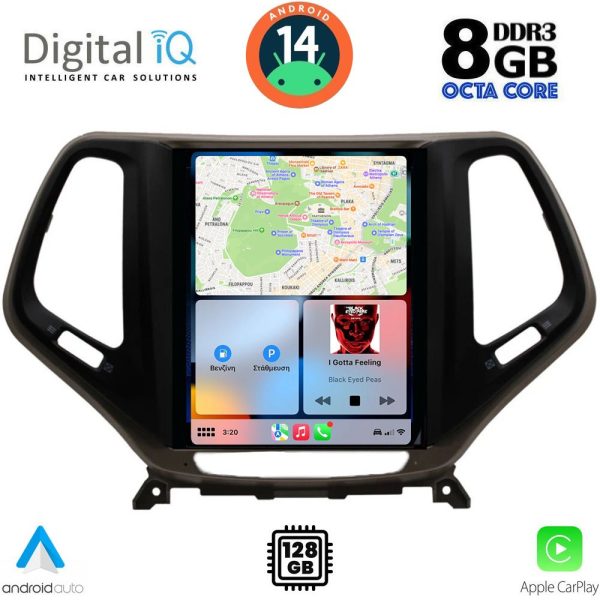 DIGITAL IQ BXF 7984_CPAA TESLA STYLE for JEEP CHEROKEE mod. 2014>