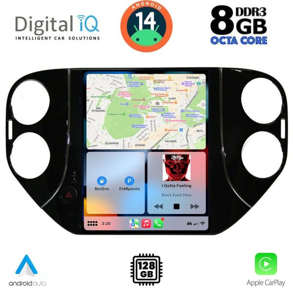 DIGITAL IQ BXF 7989_CPAA TESLA STYLE for VW TIGUAN mod. 2010-2013