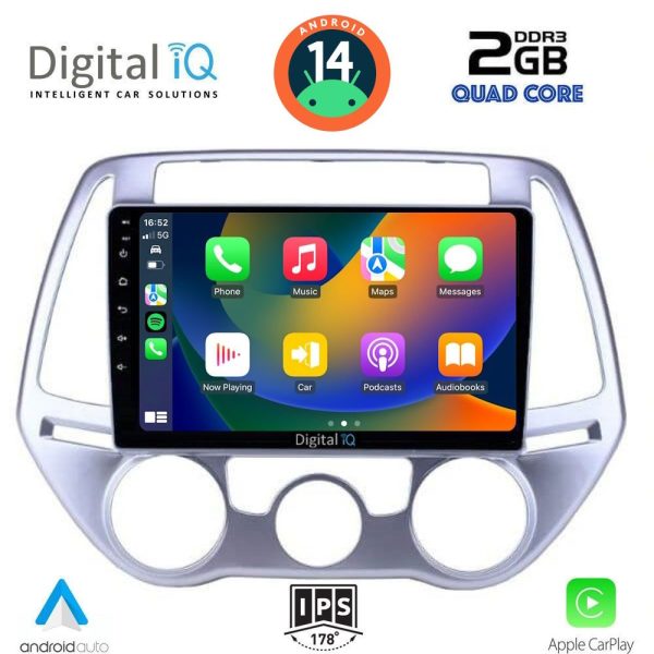 DIGITAL IQ RSB 1227_CPA A/C (9inc) MULTIMEDIA TABLET for HYUNDAI i20 mod. 2008-2012
