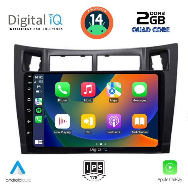 DIGITAL IQ RSB 1736_CPA (9inc) MULTIMEDIA TABLET for TOYOTA YARIS mod. 2006-2011
