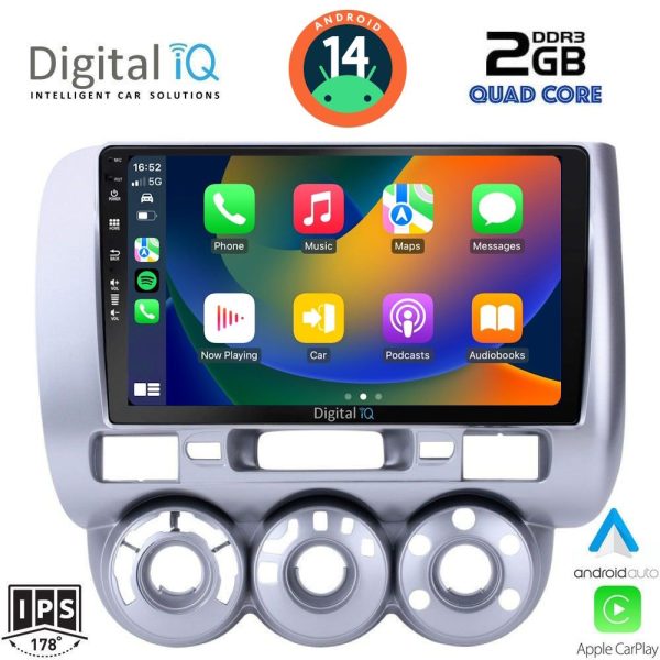 DIGITAL IQ BXC 3210_CPAA A/C (9inc) MULTIMEDIA TABLET for HONDA JAZZ mod. 2002-2008