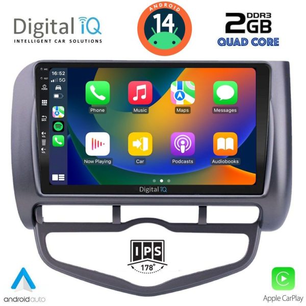 DIGITAL IQ BXC 3210_CPAA CLIMA (9inc) MULTIMEDIA TABLET for HONDA JAZZ mod. 2002-2008