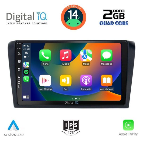 DIGITAL IQ BXC 3365_CPAA (9inc) MULTIMEDIA TABLET for MAZDA 3 mod. 2003-2008