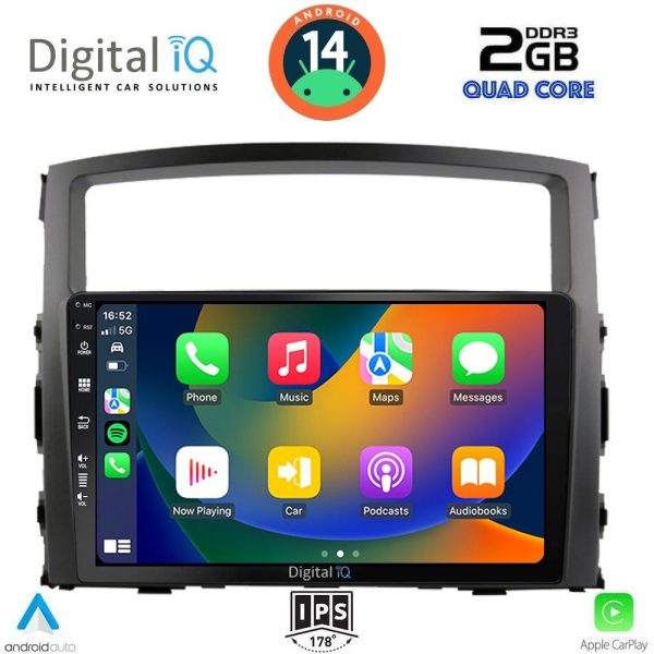 DIGITAL IQ BXC 3446_CPAA (9inc) MULTIMEDIA TABLET for MITSUBISHI PAJERO mod. 2006-2013