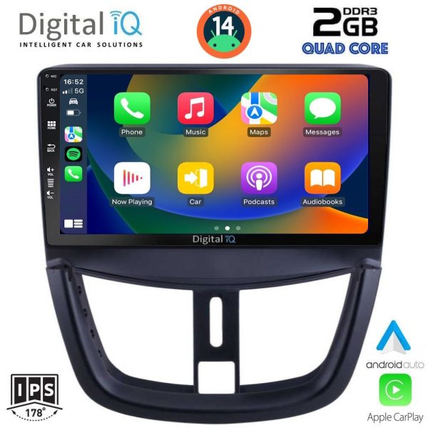 DIGITAL IQ BXC 3507_CPAA (9inc) MULTIMEDIA TABLET for PEUGEOT 207 mod. 2007>