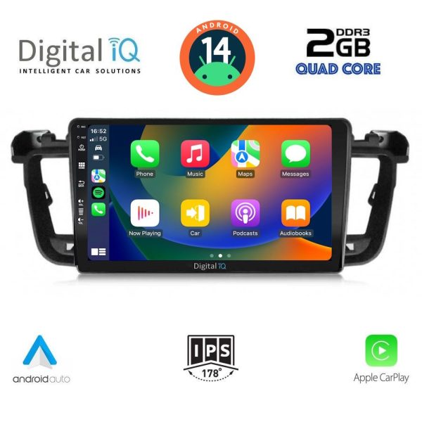DIGITAL IQ BXC 3518_CPAA (9inc) MULTIMEDIA TABLET for PEUGEOT 508 mod. 2010-2016