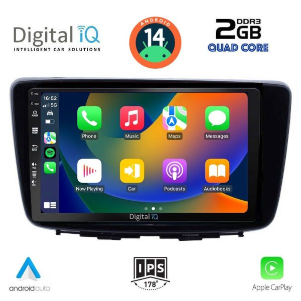 DIGITAL IQ BXC 3672_CPAA (9inc) MULTIMEDIA TABLET for SUZUKI BALENO mod. 2016-2022