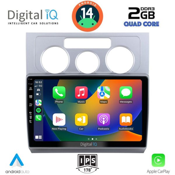 DIGITAL IQ BXC 3767_CPAA A/C (10inc) MULTIMEDIA TABLET for VW TOURAN mod. 2003-2010