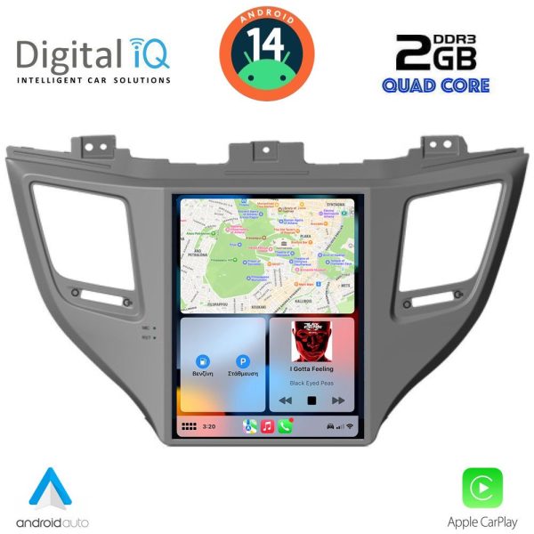 DIGITAL IQ BXC 3997_CPAA TESLA STYLE for HYUNDAI TUSCON mod. 2015-2019