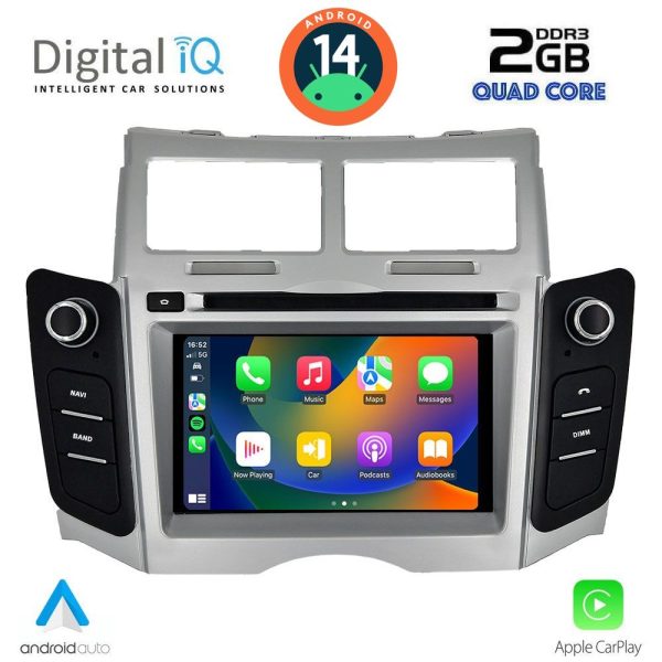 DIGITAL IQ MSD 029_CPA (7” DECK) MULTIMEDIA SYSTEM for TOYOTA YARIS mod. 2006-2011