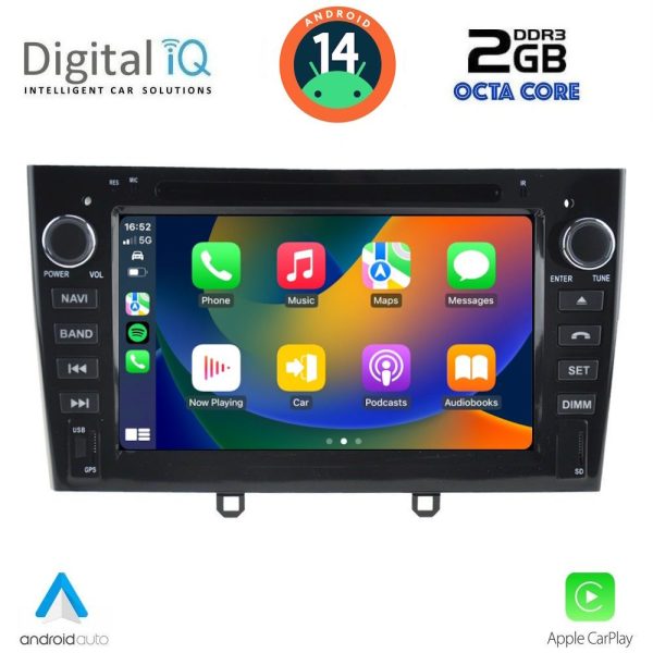 DIGITAL IQ MSF 383_CPA (7” DECK) MULTIMEDIA SYSTEM for PEUGEOT 308 mod. 2007-2012