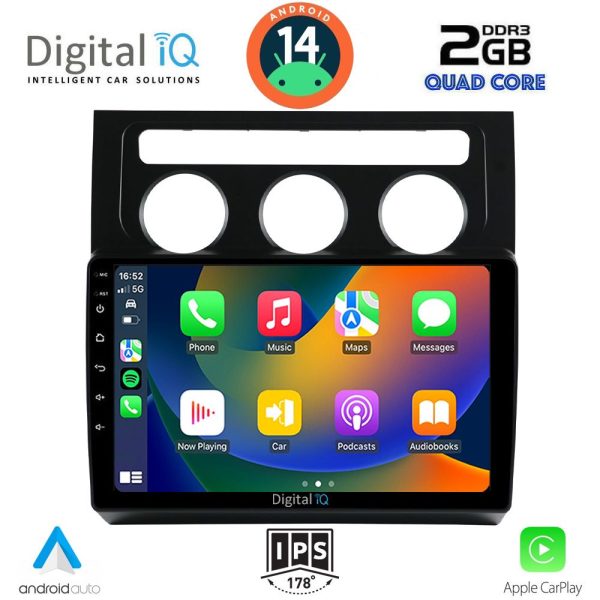 DIGITAL IQ RSB 1767_CPA CLIMA (10inc) MULTIMEDIA TABLET for VW TOURAN mod. 2003-2010