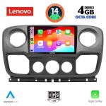LENOVO SSV 8463_CPA (10inc) MULTIMEDIA TABLET for NISSAN NV400 - OPEL MOVANO - RENAULT MASTER mod. 2010-2020