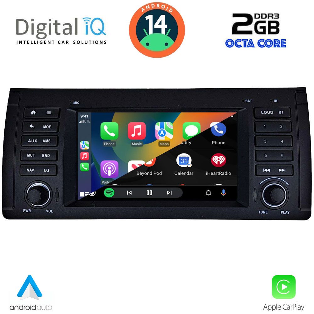 DIGITAL IQ BLF 385_CPA (7" DECK) MULTIMEDIA SYSTEM for BMW S.5-X5 (E38-39-53) mod. 1998-2005